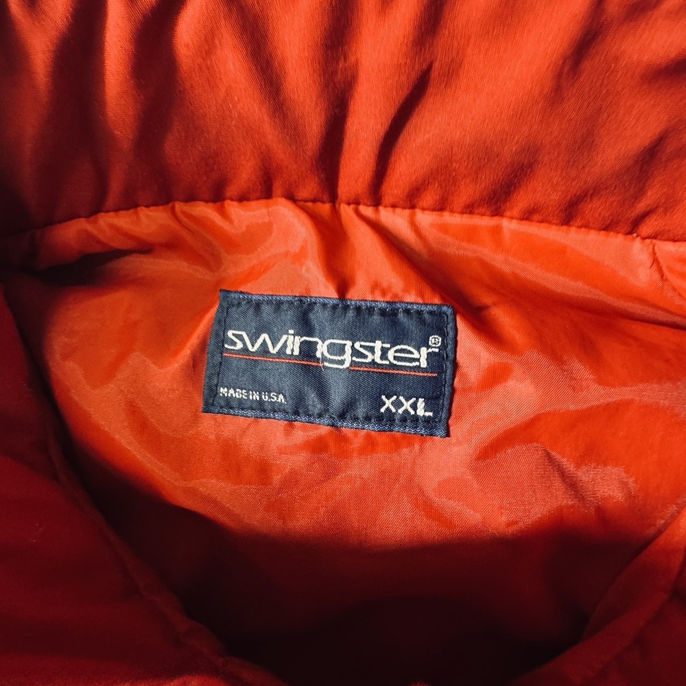 Vintage Swingster Snap-On Motorsports Jacket XXL Black Racing Bomber Coat 90's - Picture 4 of 7